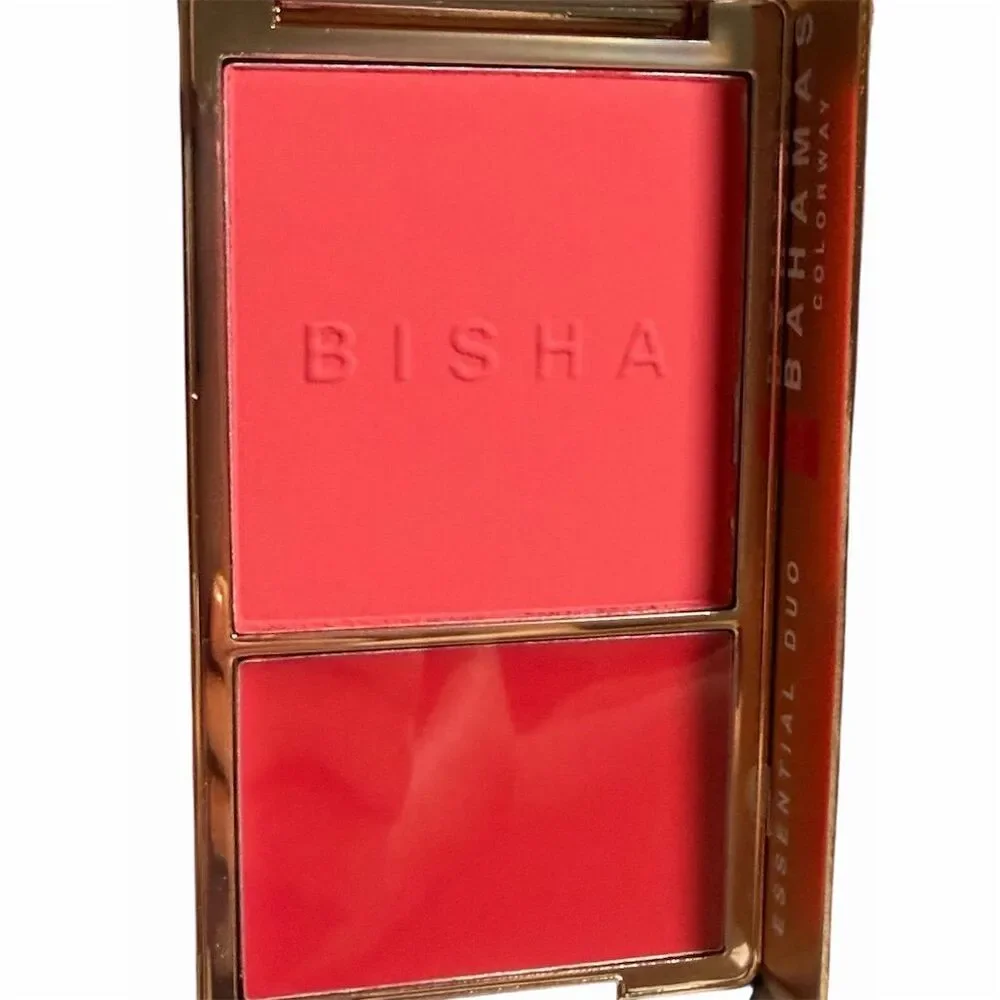 Bisha Essential Duo Blush Bahamas Radiant Cream-to-Powder Compact